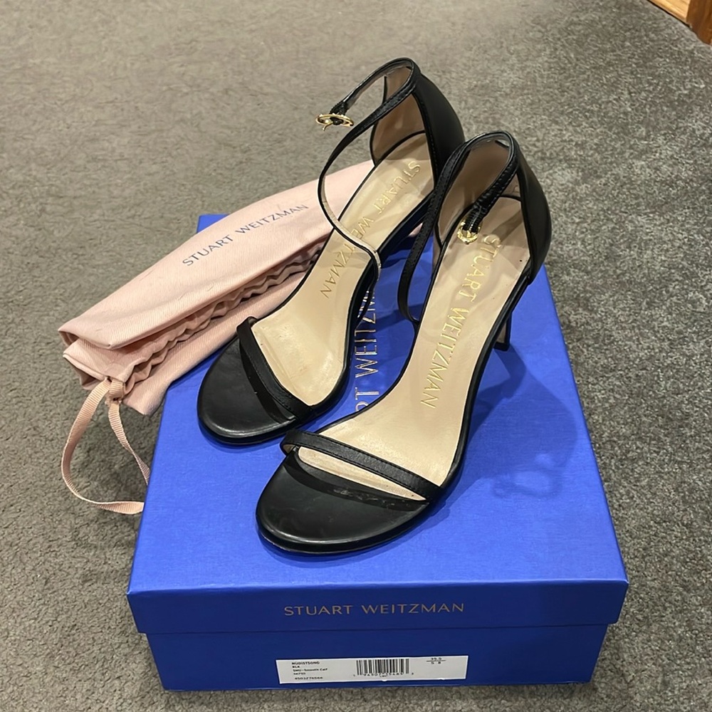 Stuart Weitzman Nudistsong Black heels